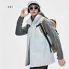 Chaqueta de Algodón con Tecnología de Fibra de Poliimida, Chaqueta de Algodón de Moda con Capucha Protectora Cálida de Triple Bloqueo de Temperatura para Hombre y Mujer