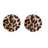 Sexy Adhesivo para Pezón con Estampado de Leopardo Desechable Anti-Brillo Adhesivo de Belleza para Pezón Anti-Bulto Pentagonal con Forma de Corazón Redondo