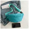Bolsa de Cintura Casual de Tecido Oxford Colorida para o Verão 2026 Nova Tendência Bolsa de Peito Feminina Mochila Pequena Transversal Fashion