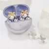 Fivela de Broca para Fone de Ouvido Freeclip Neutra Fivela de Clipe de Pérola com Laço e Pontos Acessórios de Moda de Nicho para Homens e Mulheres