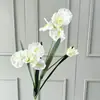 Grande flor de íris artificial com um toque de luxo para decoração de casa e sala de estar, flores artificiais para atacado para comércio exterior transfronteiriço