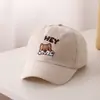 Gorra de Béisbol Infantil Primavera Bordado de Letra Inglesa Estilo Occidental Moda Versátil Sombrero de Sol para Bebés Niños y Niñas Tendencia