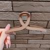 Pinza para el cabello para la parte posterior de la cabeza de mujer, pinza grande de tiburón, pinza para el cabello elegante de alta gama, pinza popular esmerilada, pinza para el cabello