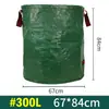 Bolsa para Hojas Impermeable Gran Capacidad Bolsa de Almacenamiento para Jardín Patio Exterior Plegable Hojas Caídas Maleza Bolsa de Recolección de Desechos Hortícolas