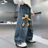 Ropa de Otoño para Niños Pantalones de Mezclilla 2026 Nuevo Estilo Pantalones Largos Niños Medianos y Grandes Estilo Primavera y Otoño Moda para Niños Pantalones de Pierna Recta Atractivos Modernos