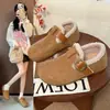 Zapatos Birkenstock para mujer todo incluido, nueva colección de invierno 2026, zapatos de algodón con forro de polar para uso en exteriores, botas de nieve cálidas con forro de piel