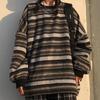 Suéter holgado retro americano de manga larga para hombres y mujeres, marca de moda de calle, suéter de lana de estilo japonés sin género