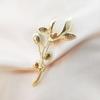 Broche de Alta Qualidade de Luxo Guofeng Feminino de Jade Natural Hetian Pérola de Água Doce Calcedônia Acessórios para Roupa