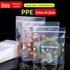 Saco de embalagem de joias Jóias Anti-oxidação Buda Beads Brincos Transparente Selado Boca Jade Auto-selante Saco Pequeno Engrossado