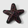 Estilo Miu Dulce y Fresco Elegante Retro Estampado de Leopardo de Cuero Multicolor Estampado Animal Estrella Accesorios de Joyería DIY Decoración Colgante