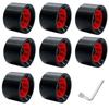 58*39 patines de ruedas de doble fila accesorios patines de velocidad ruedas 95A ruedas roscadas patines de ruedas de doble fila de cuatro ruedas ruedas de PU