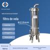 Fábrica direta de aço inoxidável qualidade 219 * 20 polegadas vela filtro de segurança de malha única filtro