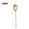 Cuchara Tenedor Acero Inoxidable 304 estilo coreano ing Hogar Mango Largo Cuchara para Sopa Bibimbap Bebida Cuchara para Gachas Cuchillo y Tenedor Cuchara Cuchara para Arroz