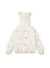 Jaqueta de Algodão com Capuz e Orelhas de Urso Fofas Desenho Animado para Mulheres Inverno Novo Estilo Doce Versátil Acolchoada Quente Jaqueta de Algodão