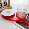 Fita de Malha Cetim Média Fita Inglesa Fita para Embalagem de Buquê Floral Amarração de Bolo Materiais Florais Atacado DIY