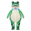 Fantasia Inflável de Halloween Sapo Esqueleto Fantasia Inflável Fantasia de Mascote Desenho Animado Personalização de Fantasia de Halloween