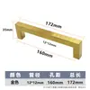 Manija de Tirador Cuadrada para Cajón de Lujo Accesible, Manija para Puerta de Armario de Ropa, Manija de Acero Inoxidable Cepillado Dorado, Negro, Plateado