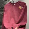 Outono e Inverno Novo Moletom Tie-Dye da Moda Tops Masculinos Fashion Manga Longa Versátil Casual Gola Redonda Pulôver
