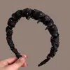 Diadema de Malla para Mujer, Cara de Calavera Alta, Pinza para Lavado de Cara, Diadema 2025 Nueva, Elegante, Moderna, Presión para el Cabello, Antideslizante, Accesorios para la Cabeza