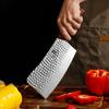 Cuchillo de Cocina Forjado con Patrón de Martillo, Cuchillo Afilado de Acero Inoxidable para Uso Doméstico en Cocina, Cuchillo para Rebanar con Mango de Secuoya, Directo de la Fábrica Fuente