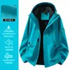 Chaqueta Exterior de Marca Grande para Mujer 2026 Nueva Chaqueta de Montañismo Tres en Uno de Alta Calidad para Exteriores para Hombre