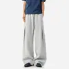 Pantalones Deportivos Casuales de Marca de Moda Estilo Americano Verano 2026 - Tejido de Felpa Cepillada de 320g Pantalones de Moda para Hombre