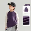 Camiseta de Manga Larga para Niños Niños 2026 Otoño Nuevas Llegadas Niños Bloque de Color Manga Raglán Superior Niño Casual Ropa de Primavera y Otoño