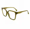 Nuevas Gafas Cuadradas Anti Luz Azul para Hombres, Artefacto de Aspecto Adelgazante de Moda, Gafas Planas Pequeñas Multicolor que Resaltan el Rostro para Mujeres
