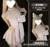 Gato Nocturno Lencería Sexy Moño Rosa Estilo de Tres Puntos Tentación de Deseo Puro Malla Transparente Diseño que no se quita Qqny