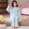 Pijama Nuevo para Niñas 2026 para Primavera y Otoño, Algodón Nube Manga Larga Estilo Princesa Linda Conjunto de Ropa de Casa para Niñas