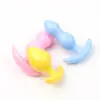 Tapón Anal de Gelatina para Mujeres con Cola, Cuentas Grandes, Cuentas Anales, Dispositivo Anal Femenino, Juguetes, Productos Sexuales para Adultos
