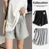 Shorts de maternidade são populares neste verão como roupa externa para gestantes. São finas e estilosas, adequadas para o início do outono, e são o novo modelo de 2026 de calças casuais femininas da moda.