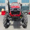 Motocultivador Multifuncional Micro Diésel Agrícola 504, Máquina para Cavar Zanjas y Riego, Tractor con Ruedas de Doble Tracción Diésel