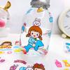 Corea del Sur ins lindo Pegatinas para diario gu Ka caricatura taza de vacío pegatinas de mascota Diario estudiante Taza de agua PVC transparente