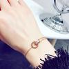 Pulseira de aço titânio feminina estilo coreano simples personalidade joias de estudante Mori pulseira de namoradas pulseira acessórios que combinam com tudo feminino