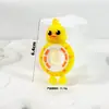 Chaveiro de Boia Fofa Animal de Desenho Animado Boneca de Borracha Macia Acessórios Brinquedo Pequeno Presente Atacado Venda Quente