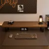 Suporte para computador de sala de e-sports, suporte elevado para monitor gamer, suporte para computador de mesa e laptop, organizador de mesa