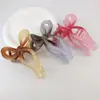 Presilha de Cabelo Nova Borboleta Geleia Tubarão Estilo Coreano Celebridade da Internet Transfronteiriça Clip de Plástico com Fita Tendência Simples
