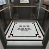 Alfombrilla de piso de elevador corte de logo alfombra especial para semana de coche pegamento para piso de PVC corte de cuero imitación mármol