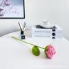 Rosa de Simulación Degradada Flor Tejida Terminada Tejida a Mano Ramo de Flores de Lana Día de San Valentín Tanabata Día del Maestro Regalo