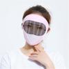 Protector solar facial completo con protección UV para verano, para montar a caballo, viajes, a prueba de viento, transpirable, máscara fina de seda helada para mujer