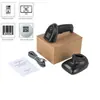 Escáner Inalámbrico de Pedidos Rápidos con Pantalla Grande Portátil Bluetooth Bidimensional Unidimensional 2.4g Pistola de Códigos de Barras con Base