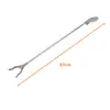 Pinza Plegable de Acero Inoxidable para Recoger Basura Transfronteriza, Herramienta de Recogida para el Hogar, Pinza de Saneamiento para Uso Sanitario