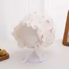 Chapéu de Bebê Primavera e Outono Respirável Menina Renda Princesa Palácio Chapéu Protetor Solar Menina de Poucos Meses Chapéu Fetal Quente