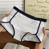 9040 Modelo Principal Recomendado Tamanho Grande Algodão Puro Segurança Cintura Média Boxer Briefs 10A Esportiva Antibacteriana Ajustada ao Corpo Quatro Cantos Roupa Íntima para Mulheres