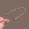 Diadema de Pedrería de Alta Gama para Mujer, Negra, Delgada, Pinza para el Cabello, Temperamento Súper de Hada, Accesorio para el Cabello de Diadema Retro, Nuevo Estilo 2026