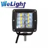 Luz de trabajo LED de 3 pulgadas 24W Lente 4D Lámpara larga Lámpara exterior Faro empotrado
