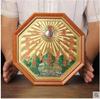 Atacado placa de cobre Shanhai cidade ornamentos Copper Mountain Sea espelho pingente côncavo-convexo espelho plano ornamentos Sun Moon Mountain Sea espelho casa pendurado