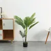 Árbol de Simulación Decoración de Piso Grande Adorno Planta Cola de Zorro Palma Arreglo Interior Palmera Planta Verde Planta en Maceta