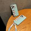 Lente Ojo Estéreo Cuatro Trapos iPhone15 Apple 12 para 13/14Pro Max Funda de Teléfono 11